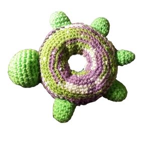 Turtle Donut Ring Crochet Handmade Pin Cushion